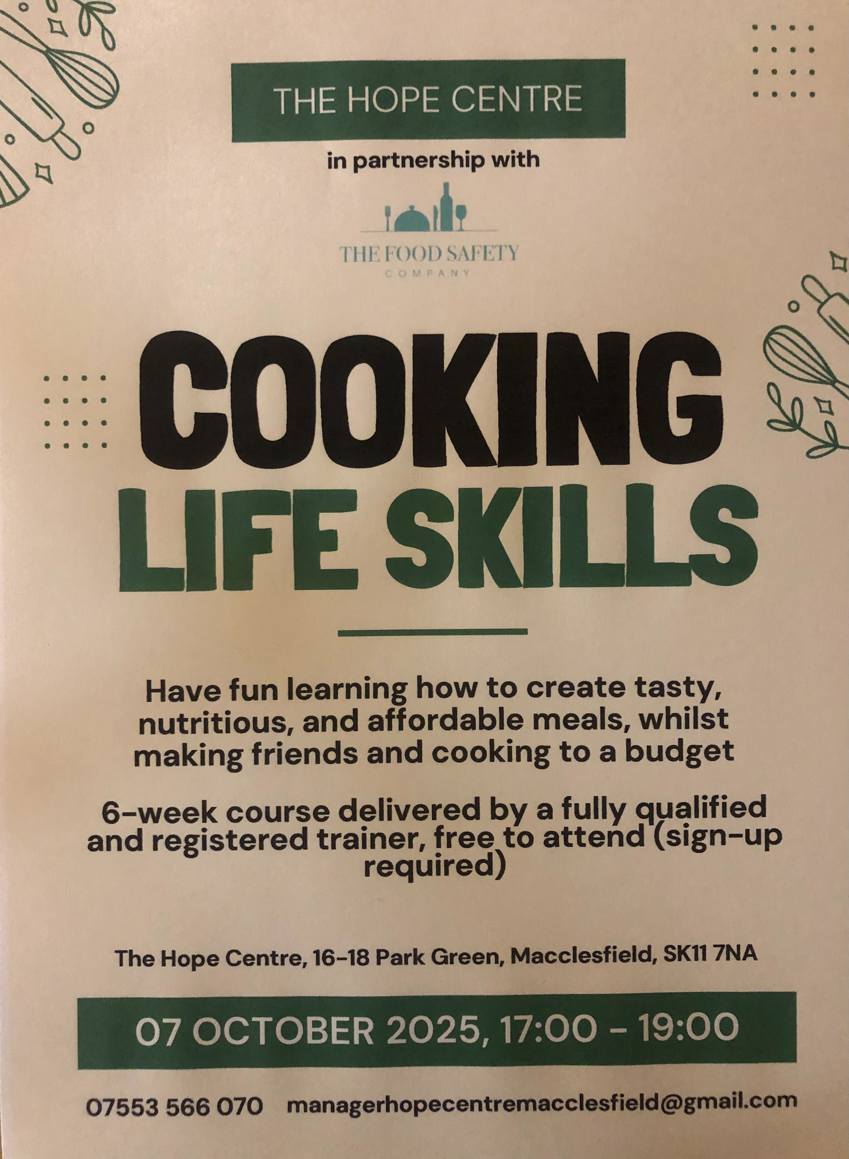 Cooking Life Skills